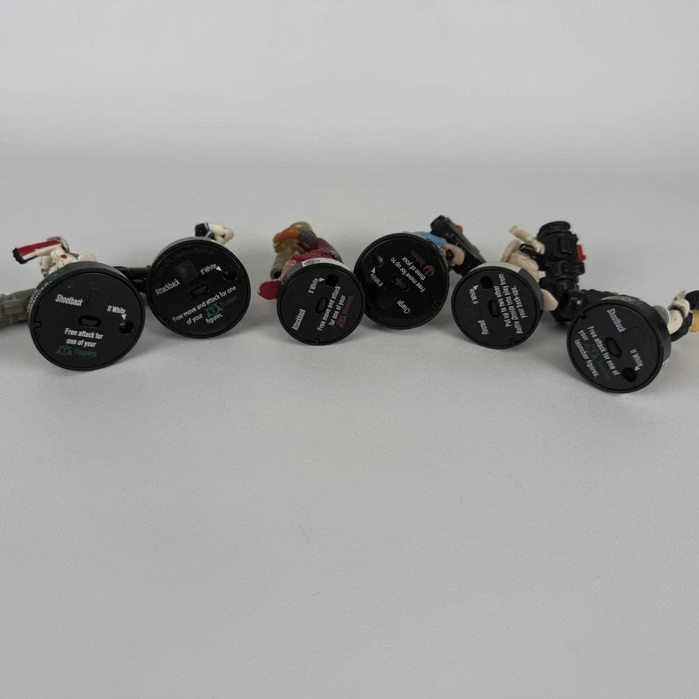 Hasbro 2005 Star Wars Attactix - Lot of 6 Figures‎